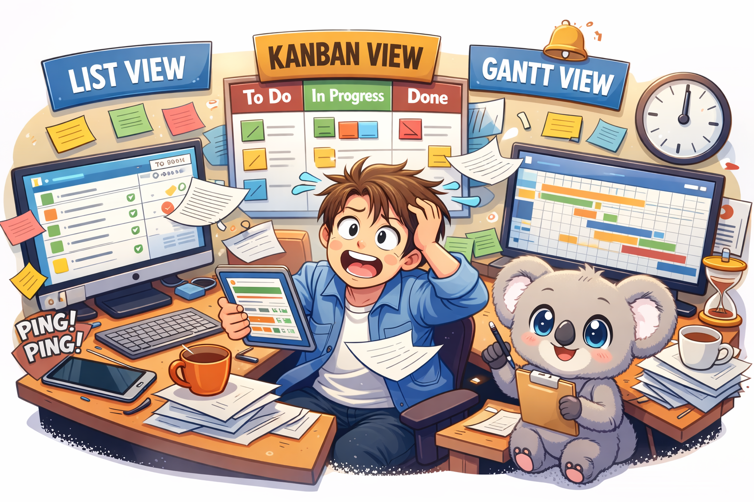 Kanban vs Gantt vs List View in Project Management: Which Is Best for Your Team?